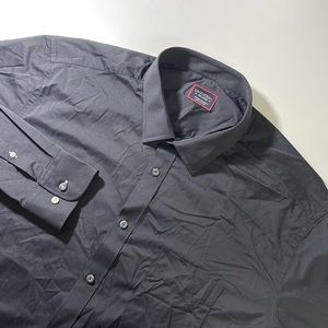 UNTUCKit Men's Gray Casual Button Down Shirt XXL